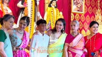Photos: Kajol, Jaya Bachchan, Rani Mukerji, Tanishaa Mukerji and others at Durga Puja celebrations