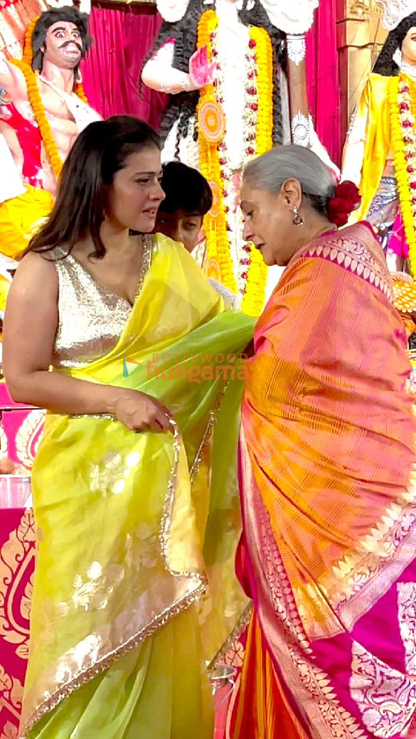 photos kajol jaya bachchan tanishaa mukerji and others at durga puja celebrations 6