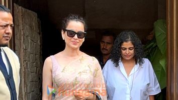 Photos: Kangana Ranaut snapped at Bastian in Bandra