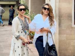 Photos: Malaika Arora and Amrita Arora snapped at their mother’s house in Bandra