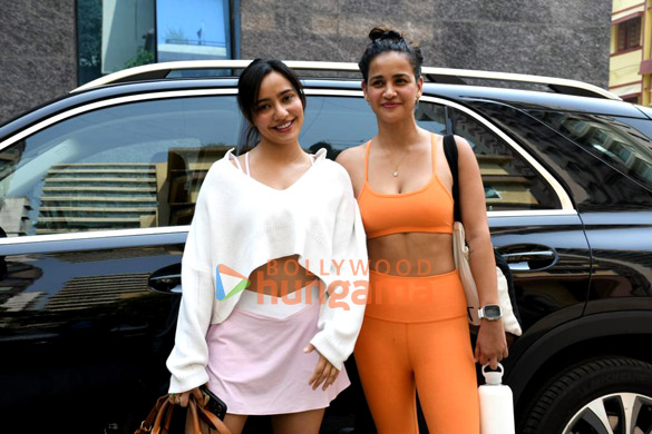 Photos Neha Sharma And Aisha Sharma Snapped In Bandra Parties