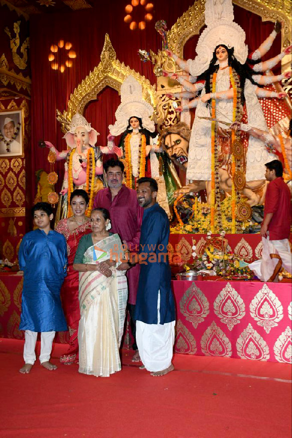 photos rani mukerji kajol and others snapped at a durga puja pandal more 3