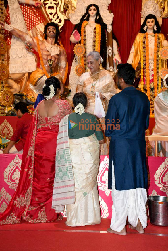 photos rani mukerji kajol and others snapped at a durga puja pandal more 5
