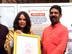 Photos: Richa Chadha snapped at Siddhivinayak Temple in Mumbai