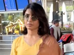 Samantha Ruth Prabhu gets clicked by paps at the airport