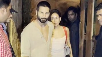 Shahid Kapoor clicks selfies with fans as he steps out in the city with wife Mira Rajput