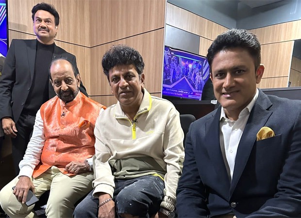 Shiva Rajkumar joins Star Sports to cheer for Team India at the Ind Vs Pak World Cup Match; promotes his upcoming movie Ghost