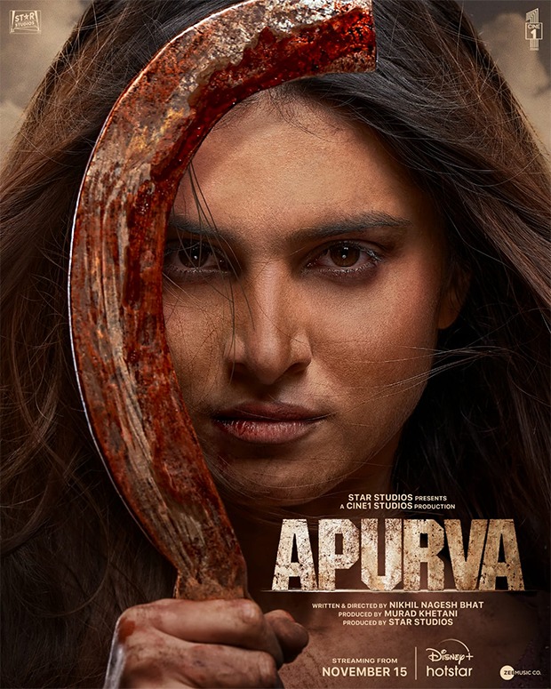 Tara Sutaria starrer Apurva to directly release on Disney+ Hotstar on November 15; see the first intriguing posters