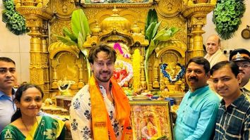 Tiger Shroff visits Siddhivinayak Temple to seek blessings after the release of Ganapath