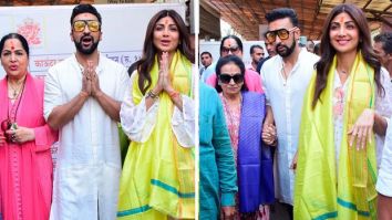 Shilpa Shetty and Raj Kundra seek blessings at Siddhivinayak Temple ahead of UT 69 release; watch