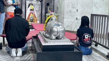 Vikrant Massey and 12th Fail team visit Mahakaleshwar temple to celebrate the success of Vidhu Vinod Chopra directorial