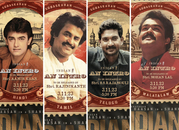 Aamir Khan, Rajinikanth, SS Rajamouli, Mohanlal and Kichcha Sudeepa to unveil first glimpse of Kamal Haasan starrer Indian 2