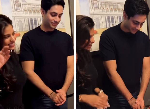 Agastya Nanda rings in 23rd birthday with The Archies co-star Suhana Khan; watch