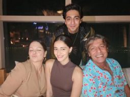 Ananya Panday celebrates family bond with dad Chunky, cousin Ahaan, and aunt Deanne; see pic