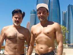 Anil Kapoor and Bobby Deol go shirtless in behind-the-scenes photo: “Animal Ka Baap and Animal Ka Enemy posing”