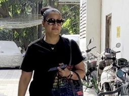 Bipasha Basu greets paps post workout session