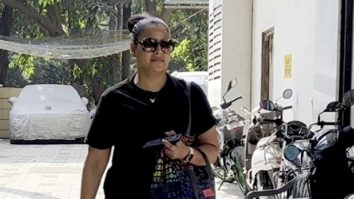 Bipasha Basu greets paps post workout session