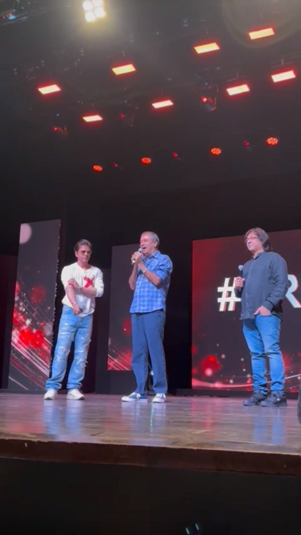 Dunki director Rajkumar Hirani and writer Abhijat Joshi grace Shah Rukh Khan's birthday fan event Dunki director Rajkumar Hirani and writer Abhijat Joshi grace Shah Rukh Khan's birthday fan event