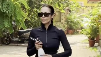 Fitness Inspiration Malaika Arora gets clicked by paps outside gym