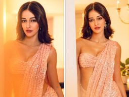 Ananya Panday radiates Diwali glamour in the dazzling pink Arpita Mehta saree, stealing the show at Ekta Kapoor’s festive extravaganza