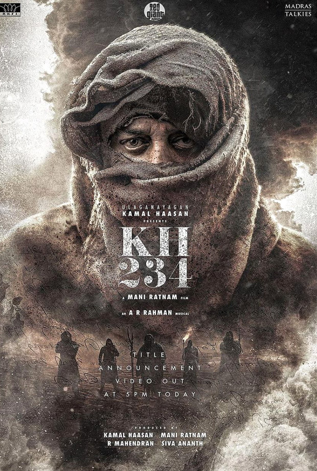 KH 234: First look poster of Kamal Haasan unveiled; Dulquer Salmaan, Trisha Krishnan to also star in Mani Ratnam directorial 