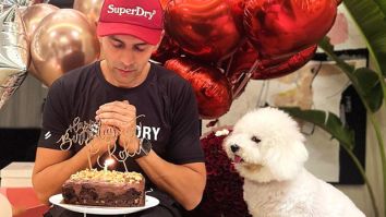 Kartik Aaryan shares glimpse of low-key birthday bash with furry companion Katori; see pic