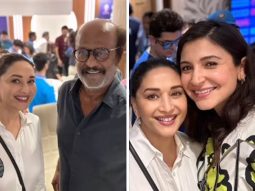 Madhuri Dixit joins star-studded celebration at Wankhede Stadium; shares selfie with Anushka Sharma and Rajinikanth after team India’s victory
