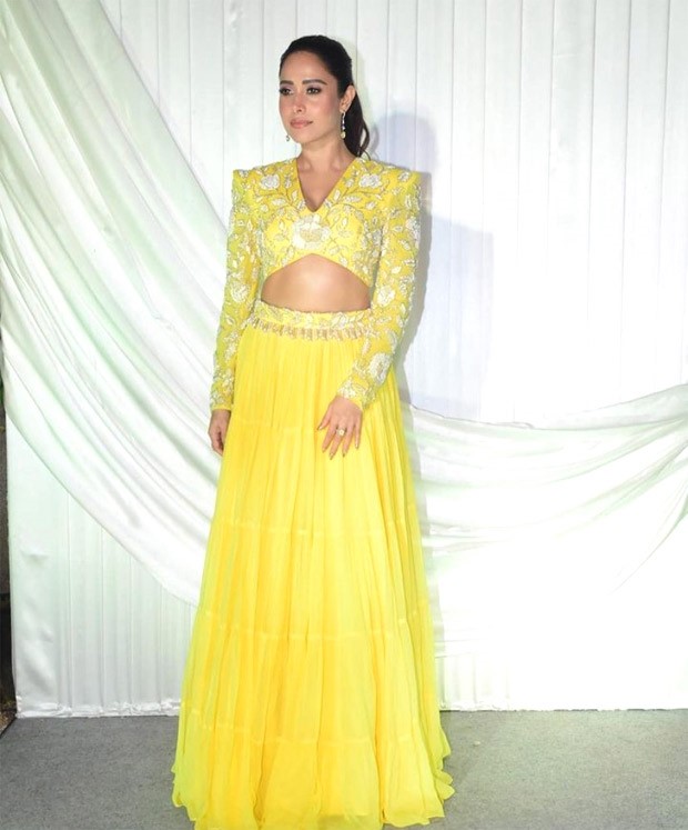 Nushrratt Bharuccha shines bright this festive season in yellow lehenga 