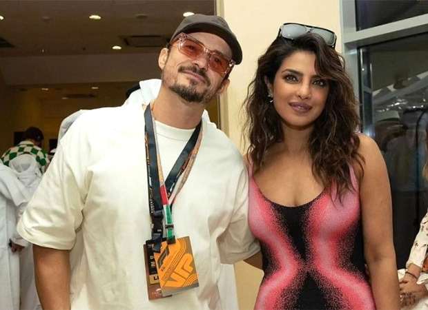 Priyanka Chopra Jonas steals the spotlight at Abu Dhabi F1 Grand Prix; strikes a pose with Orlando Bloom