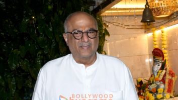 Photos: Boney Kapoor attends Laxmi Puja at his office