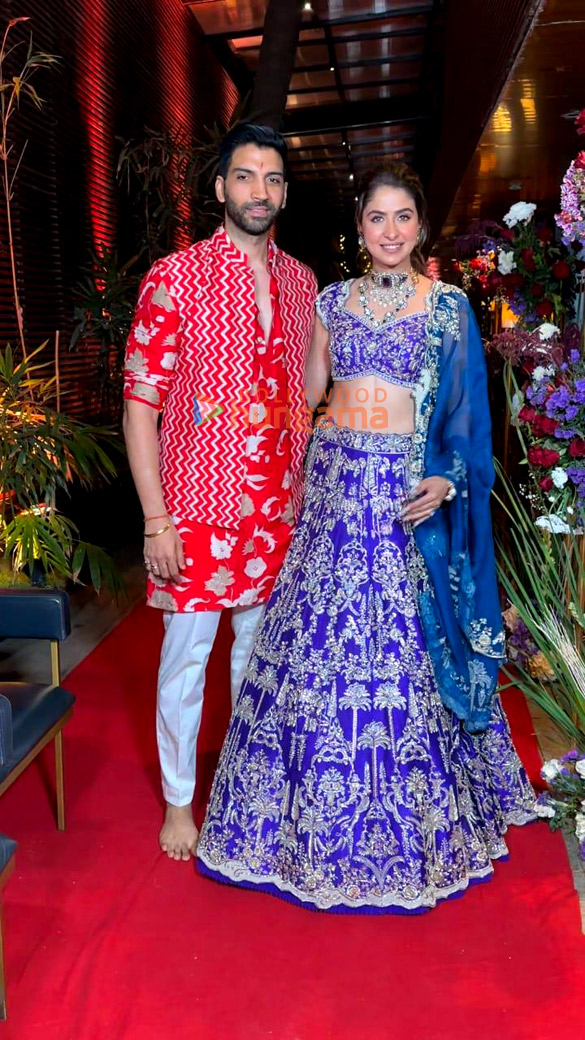 photos celebs snapped at the ring ceremony and mata ki chowky organized by malvika raaj and pranav bagga at estella juhu 2