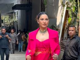 Photos: Gauahar Khan, Shiv Thakre and others snapped shooting at Filmstaan Studio