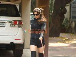 Photos: Giorgia Andriani spotted outside the gym