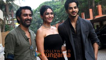 Photos: Ishaan Khatter, Mrunal Thakur and Raja Menon snapped promoting their film Pippa