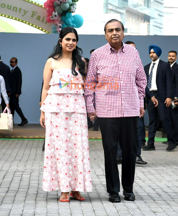 photos karan johar mukesh ambani and others snapped at isha ambanis twins aadiya and krishnas birthday party 3