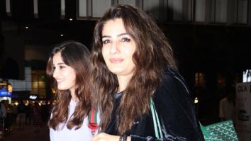 Photos: Raveena Tandon and Rasha Thadani snapped at the airport
