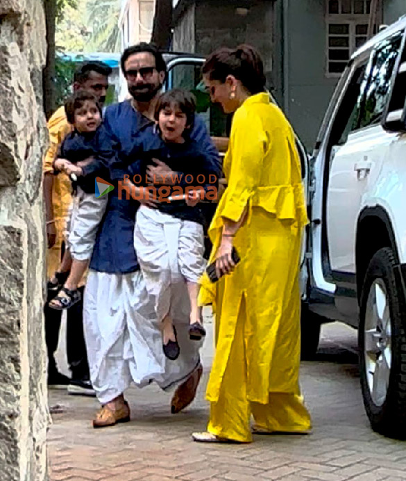 Photos: Saif Ali Khan and Kareena Kapoor Khan spotted in Bandra