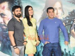 Photos: Tiger 3 stars Salman Khan, Katrina Kaif and Emraan Hashmi snapped at a fan meet and greet event