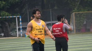 Photos: Tiger Shroff, Babil Khan and others snapped during a football match