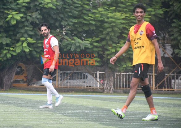 photos tiger shroff babil khan and others snapped during a football match 4