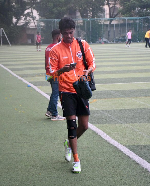 photos tiger shroff babil khan and others snapped during a football match 6