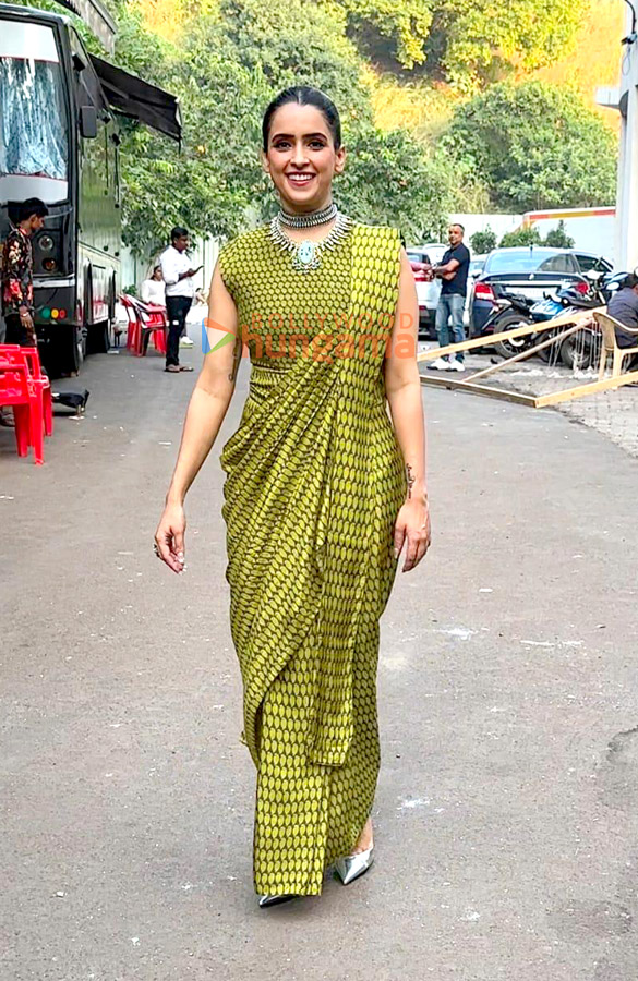 photos vicky kaushal fatima sana shaikh and sanya malhotra snapped at the shoot of indian idol for the promotion of their film sam bahadur 5