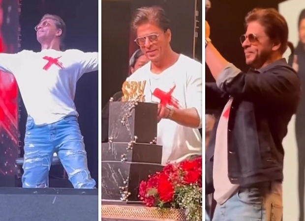 Shah Rukh Khan dances to Jawan and Pathaan's tracks for fans on his 58th birthday, cuts 3-tier cake; watch videos