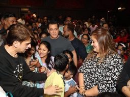 Salman Khan is all smiles as he meets kids at Children’s Day special screening as Tiger 3 surpasses Rs. 140 crores; watch videos