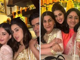 Sara Ali Khan and Amrita Singh host a Diwali bash attended by Ananya Panday, Manish Malhotra, and other friends