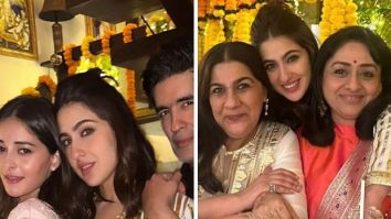 Sara Ali Khan and Amrita Singh host a Diwali bash attended by Ananya Panday, Manish Malhotra, and other friends