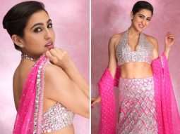 Sara Ali Khan’s stunning pink & silver lehenga for Manish Malhotra’s Diwali party is just the stylish dose we need for this festive season