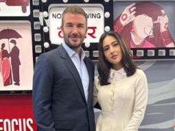Sara Ali Khan engages in conversation with football legend David Beckham!