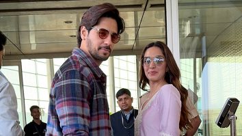 Sidharth Malhotra and Kiara Advani get clicked by paps at the airport
