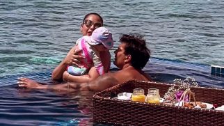 Such a cute family! Bipasha Basu spends pool time with husband and baby Devi